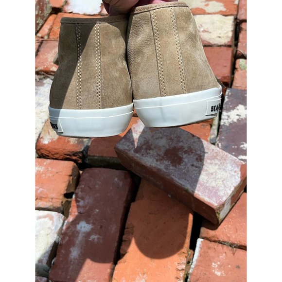 Mens SeaVees mid cut Suede and leather lace up sneaker, Size 10 - Picture 6 of 12